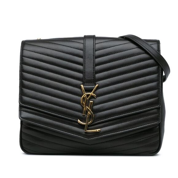 Pre Loved saint laurent Women Black Crossbody Bags - Picture 1 of 8